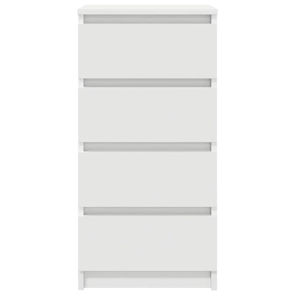 Valkoinen senkki Piscolt 37,5x35x76cm (puinen)