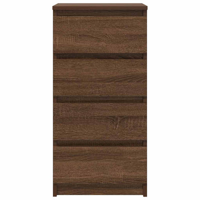 Senkki ruskea tammi 37,5x35x76 cm tekninen puu