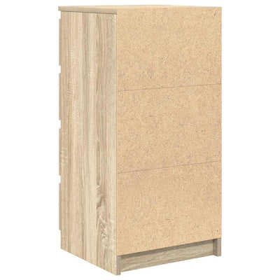Senkki laatikoilla Sonoma-tammi 37,5x35x99 cm tekninen puu