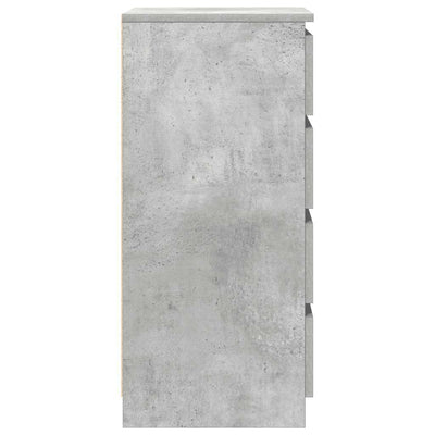 Senkki laatikoilla betoninharmaa 37,5x35x99 cm tekninen puu