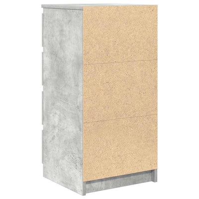 Senkki laatikoilla betoninharmaa 37,5x35x99 cm tekninen puu