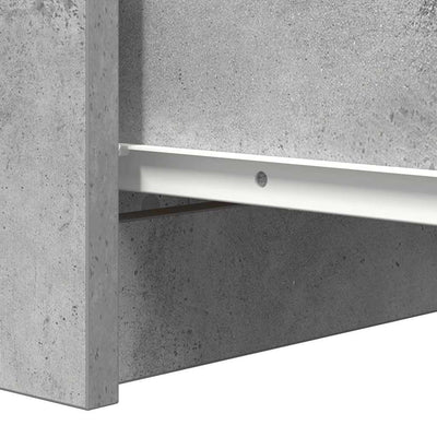 Senkki laatikoilla betoninharmaa 37,5x35x99 cm tekninen puu