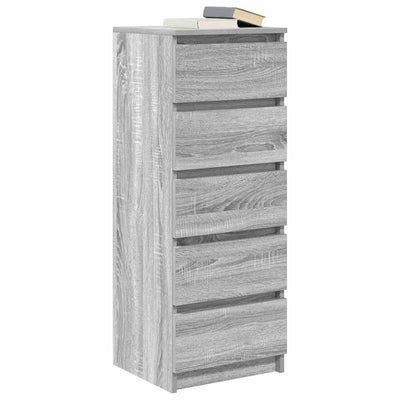 Senkki laatikoilla harmaa sonoma 37,5x35x99 cm tekninen puu