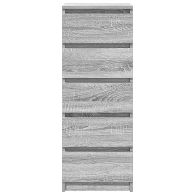 Senkki laatikoilla harmaa sonoma 37,5x35x99 cm tekninen puu