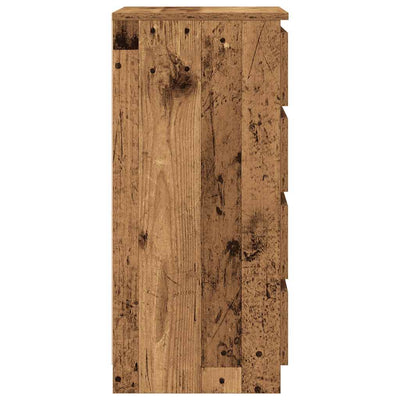 Senkki laatikoilla vanha puu 37,5x35x99 cm tekninen puu