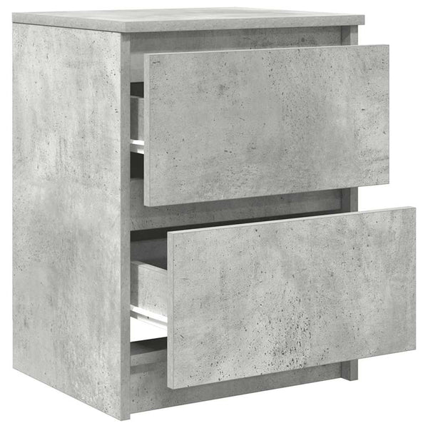TV-taso betoninharmaa 40x35x54 cm tekopuu