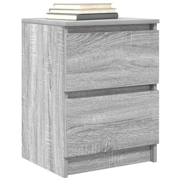 TV-taso harmaa Sonoma-kuvio 40x35x54 cm tekopuu