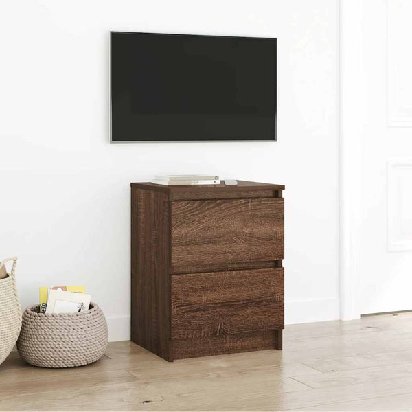 TV-taso ruskea tammi 40x35x54 cm tekopuu