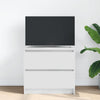 TV-kaappi Valkoinen 60x35x54 cm Engineered Wood