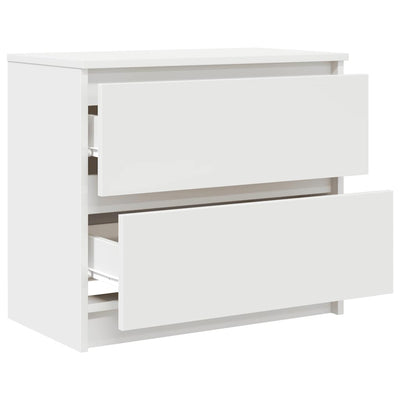 TV-kaappi Valkoinen 60x35x54 cm Engineered Wood