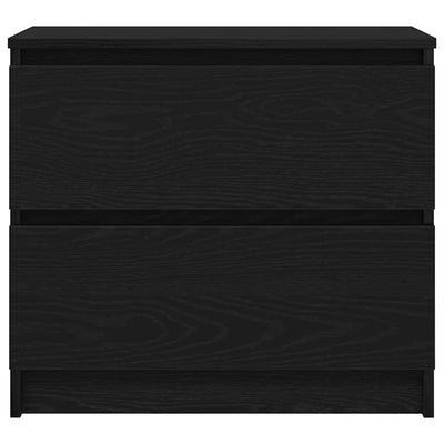 Musta tv-taso Dung 60x35x54cm (puinen)