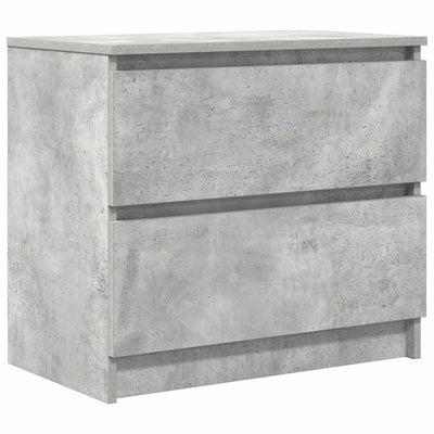 Betoninharmaa tv-taso Dung 60x35x54cm (puinen)