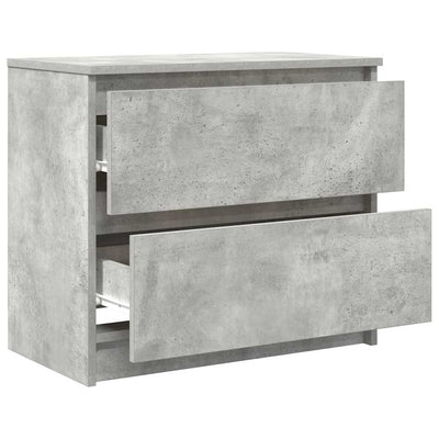 TV-taso betoninharmaa 60x35x54 cm tekninen puu