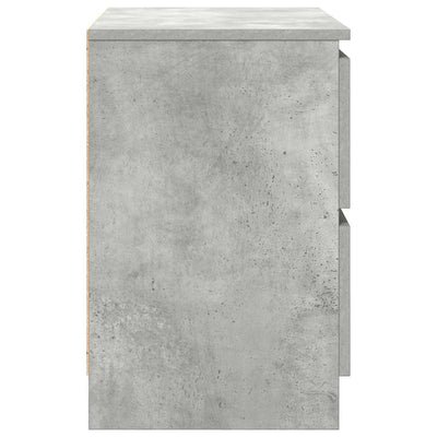 Betoninharmaa tv-taso Dung 60x35x54cm (puinen)