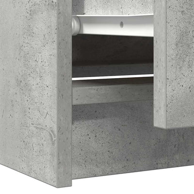 TV-taso betoninharmaa 60x35x54 cm tekninen puu