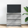 TV-taso harmaa Sonoma 60x35x54 cm tekninen puu