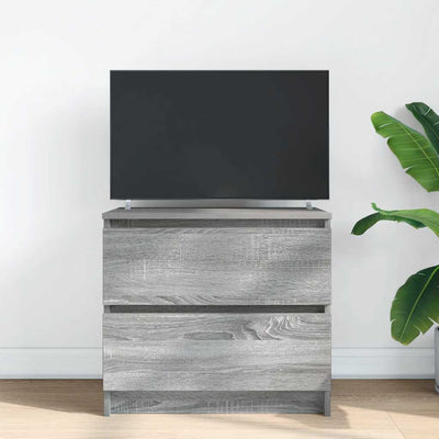 TV-taso harmaa Sonoma 60x35x54 cm tekninen puu