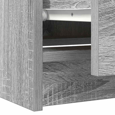 TV-taso harmaa Sonoma 60x35x54 cm tekninen puu
