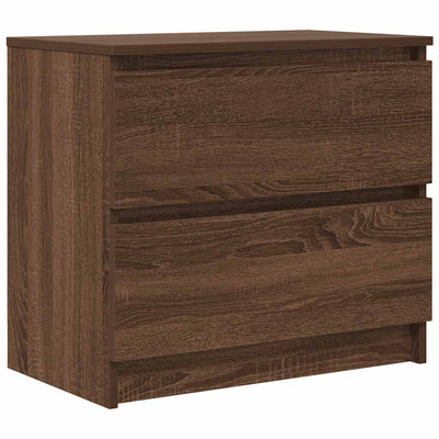 TV-taso ruskea tammi 60x35x54 cm tekninen puu
