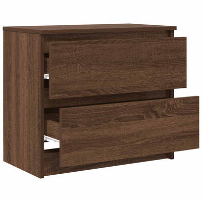 TV-taso ruskea tammi 60x35x54 cm tekninen puu