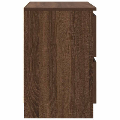 TV-taso ruskea tammi 60x35x54 cm tekninen puu
