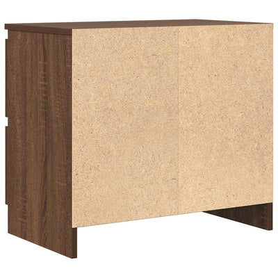 TV-taso ruskea tammi 60x35x54 cm tekninen puu
