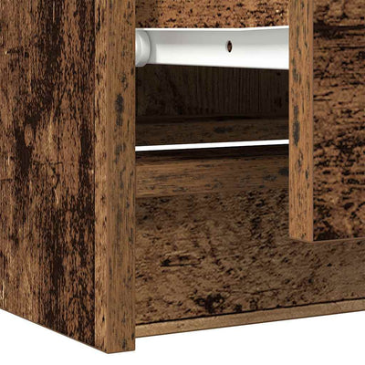 TV-taso vanhaa puuta 60x35x54 cm tekninen puu