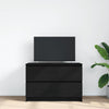 TV-taso musta 80x35x54 cm tekninen puu