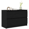 TV-taso musta 80x35x54 cm tekninen puu