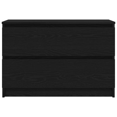 TV-taso musta 80x35x54 cm tekninen puu