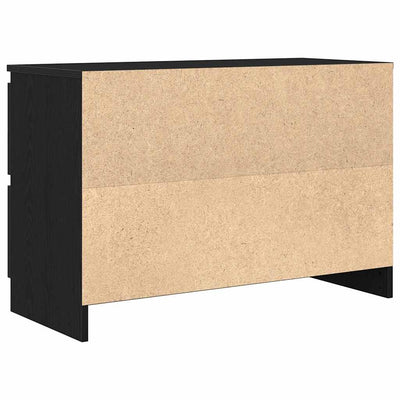 TV-taso musta 80x35x54 cm tekninen puu
