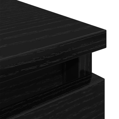 TV-taso musta 80x35x54 cm tekninen puu