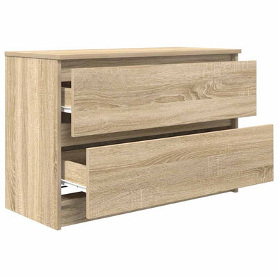 TV-taso Sonoma-tammi 80x35x54 cm tekninen puu