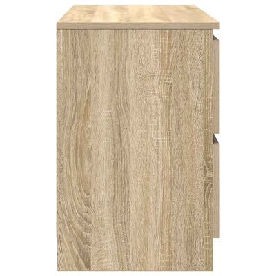 TV-taso Sonoma-tammi 80x35x54 cm tekninen puu