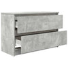 TV-taso betoninharmaa 80x35x54 cm tekninen puu
