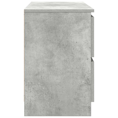 TV-taso betoninharmaa 80x35x54 cm tekninen puu