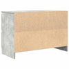 TV-taso betoninharmaa 80x35x54 cm tekninen puu