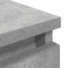 TV-taso betoninharmaa 80x35x54 cm tekninen puu