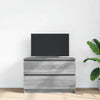 TV-taso harmaa Sonoma 80x35x54 cm tekninen puu