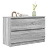 TV-taso harmaa Sonoma 80x35x54 cm tekninen puu