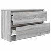 TV-taso harmaa Sonoma 80x35x54 cm tekninen puu