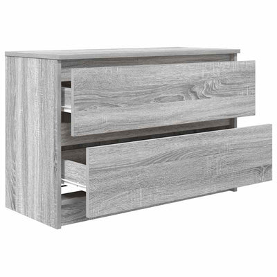 TV-taso harmaa Sonoma 80x35x54 cm tekninen puu