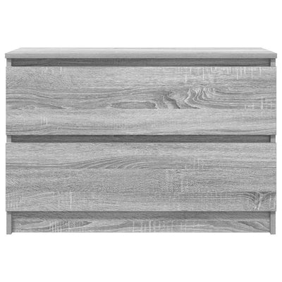 TV-taso harmaa Sonoma 80x35x54 cm tekninen puu
