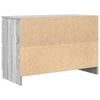 TV-taso harmaa Sonoma 80x35x54 cm tekninen puu