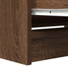 TV-taso ruskea tammi 80x35x54 cm tekninen puu