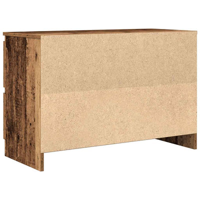 TV-taso vanhaa puuta 80x35x54 cm tekninen puu