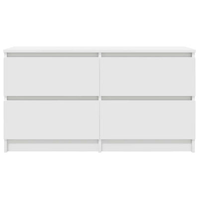 Valkoinen tv-taso Dung 100x35x54cm (puinen)