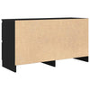 TV-taso musta 100x35x54 cm tekninen puu