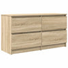 TV-taso Sonoma-tammi 100x35x54 cm tekninen puu