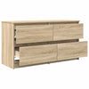 TV-taso Sonoma-tammi 100x35x54 cm tekninen puu
